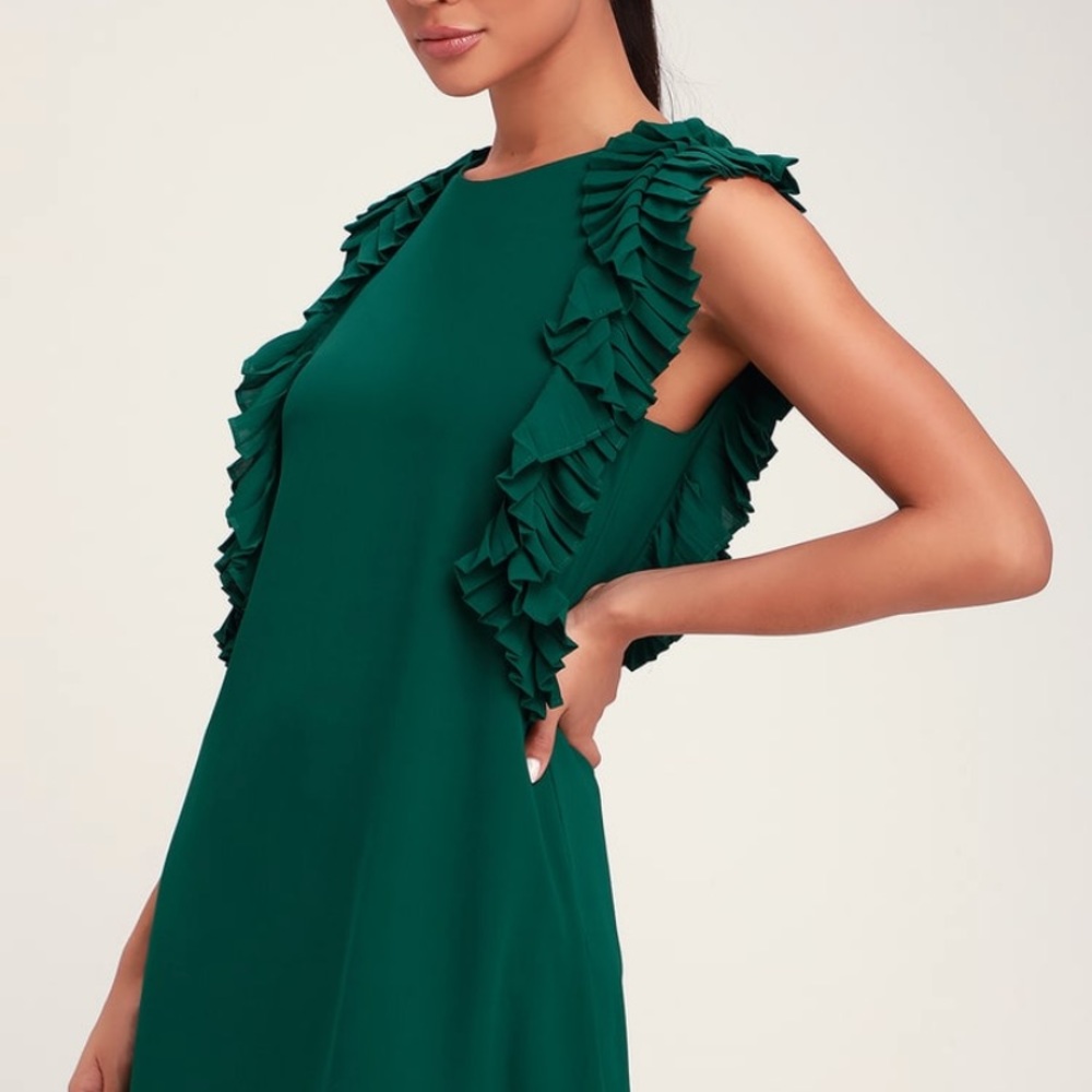 Lulus emerald green dress